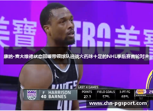 康纳·麦大维德状态回暖带领球队迎战火药味十足的NHL季后赛首轮对决